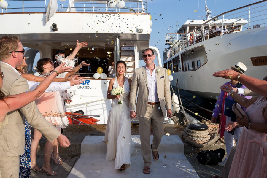 Rob & Di's Wedding on the Sea Star Yacht