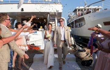 Rob & Di's Wedding on the Sea Star Yacht