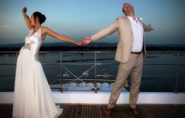 Rob & Di's Wedding on the Sea Star Yacht