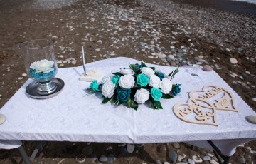 Rose & Steve's Beach Wedding at Aphrodite's Rock