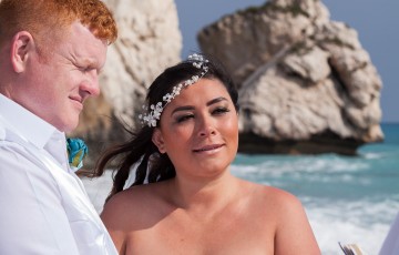 Rose & Steve's Beach Wedding at Aphrodite's Rock