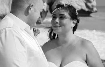 Rose & Steve's Beach Wedding at Aphrodite's Rock
