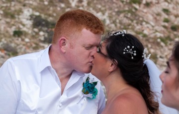 Rose & Steve's Beach Wedding at Aphrodite's Rock