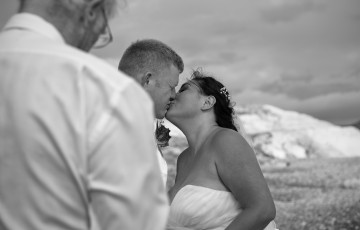 Rose & Steve's Beach Wedding at Aphrodite's Rock