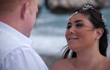 Rose & Steve's Beach Wedding at Aphrodite's Rock