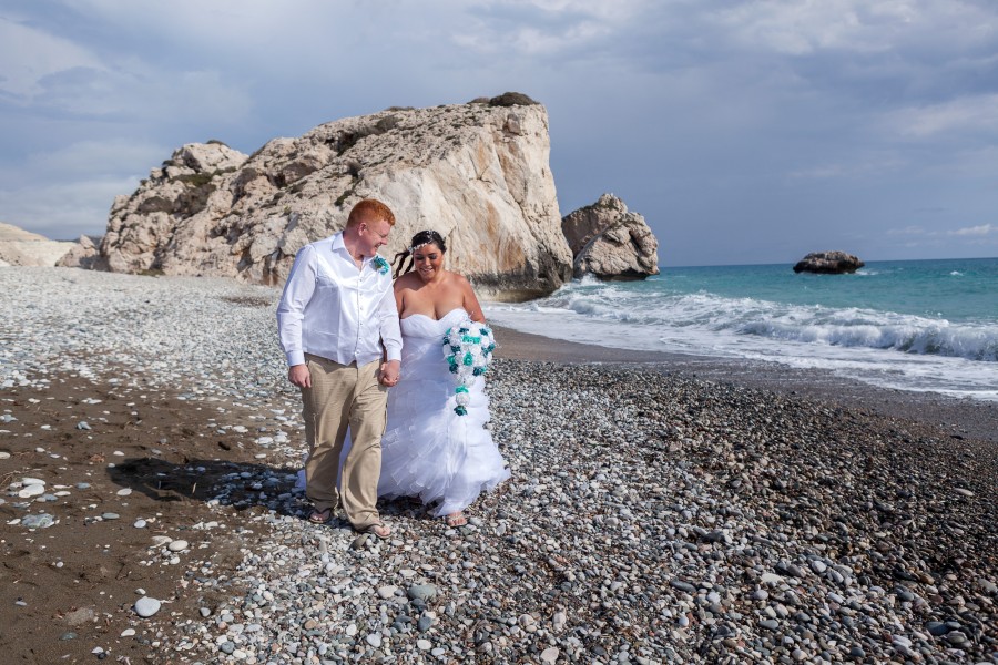 Rose & Steve's Beach Wedding at Aphrodite's Rock