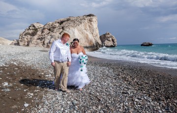 Rose & Steve's Beach Wedding at Aphrodite's Rock