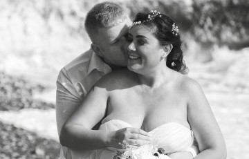 Rose & Steve's Beach Wedding at Aphrodite's Rock