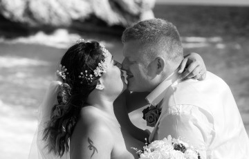 Rose & Steve's Beach Wedding at Aphrodite's Rock