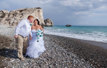 Rose & Steve's Beach Wedding at Aphrodite's Rock