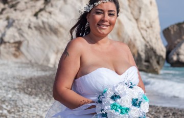 Rose & Steve's Beach Wedding at Aphrodite's Rock