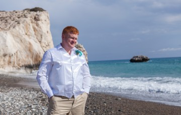 Rose & Steve's Beach Wedding at Aphrodite's Rock