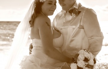 Rose & Steve's Beach Wedding at Aphrodite's Rock