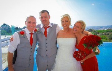 Scott & Gail's Wedding at Villa 58889 in Coral Bay