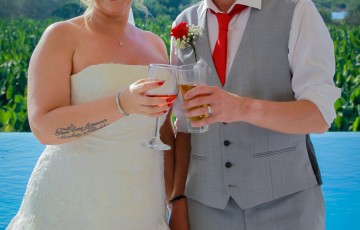 Scott & Gail's Wedding at Villa 58889 in Coral Bay