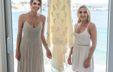 Thomas & Danielle's Beachfront Wedding at Villa 391860 in Coral Bay