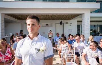 Thomas & Danielle's Beachfront Wedding at Villa 391860 in Coral Bay