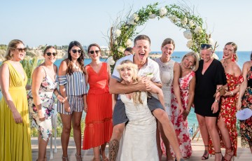 Thomas & Danielle's Beachfront Wedding at Villa 391860 in Coral Bay