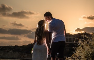 Thomas & Danielle's Beachfront Wedding at Villa 391860 in Coral Bay