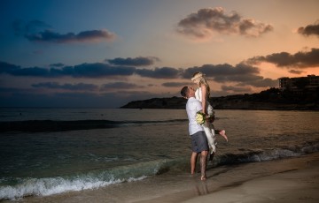 Thomas & Danielle's Beachfront Wedding at Villa 391860 in Coral Bay