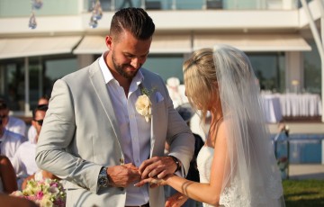 Thomas & Sally's Wedding at Villa 60363 in Coral Bay