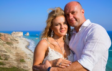 A Romantic Wedding at Aphrodite's Rock