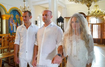 A Romantic Wedding at Aphrodite's Rock