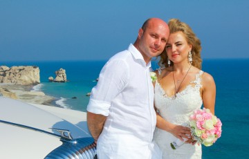A Romantic Wedding at Aphrodite's Rock