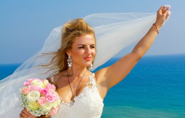 A Romantic Wedding at Aphrodite's Rock