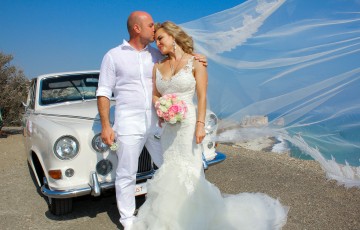 A Romantic Wedding at Aphrodite's Rock