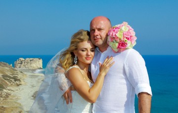A Romantic Wedding at Aphrodite's Rock