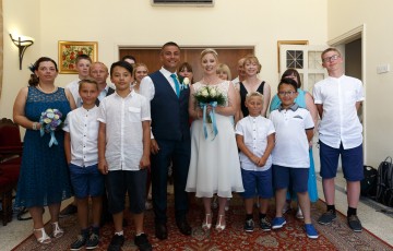 Wayne & Grace's wedding at Paphos Town hall