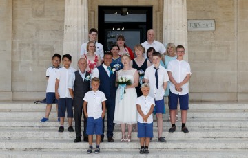 Wayne & Grace's wedding at Paphos Town hall