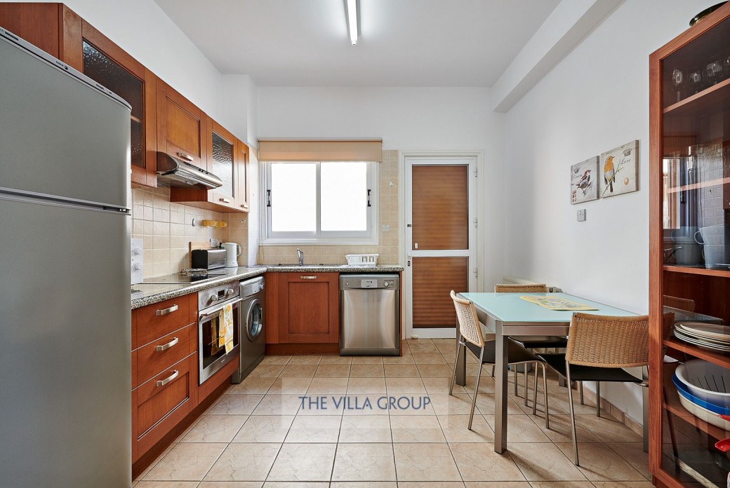 Door from kitchen leads to outside 