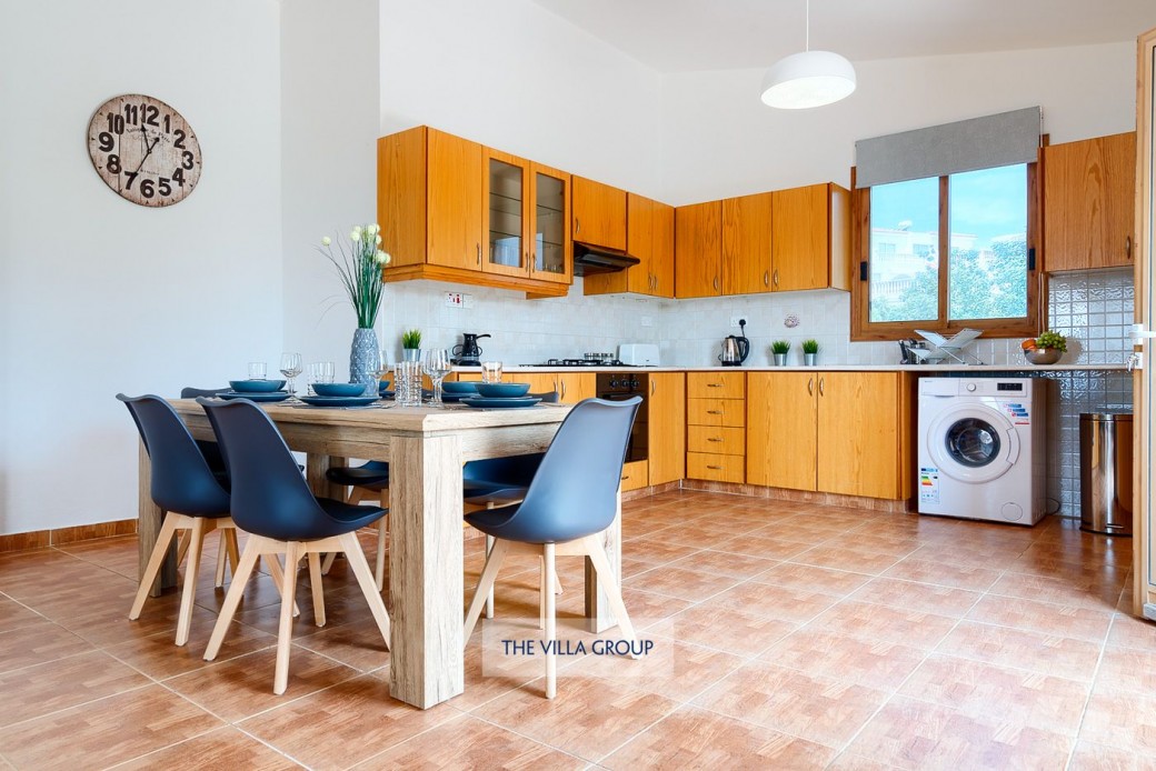 Dining and kitchen area