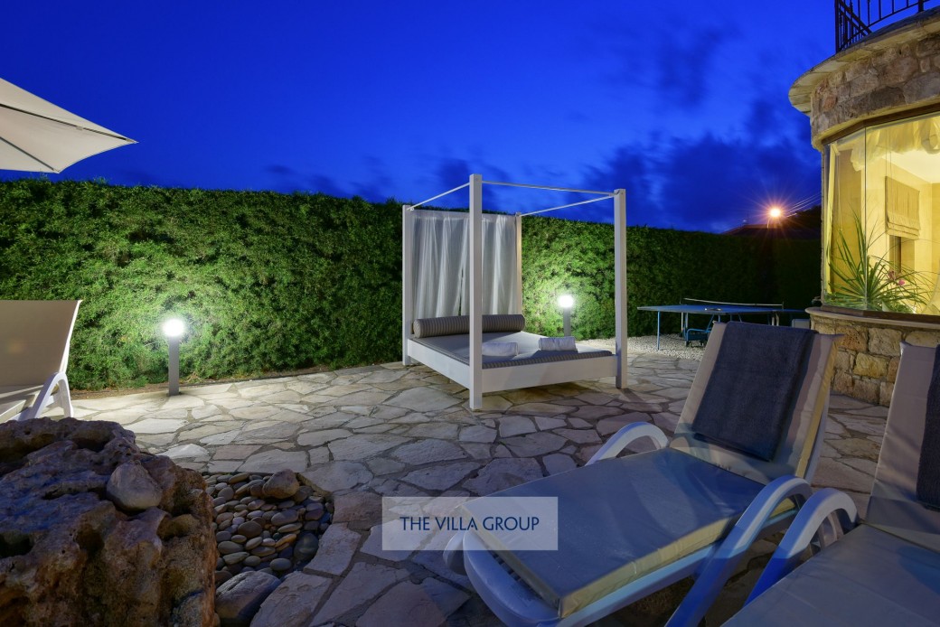 Outside furniture sets the scene for relaxing