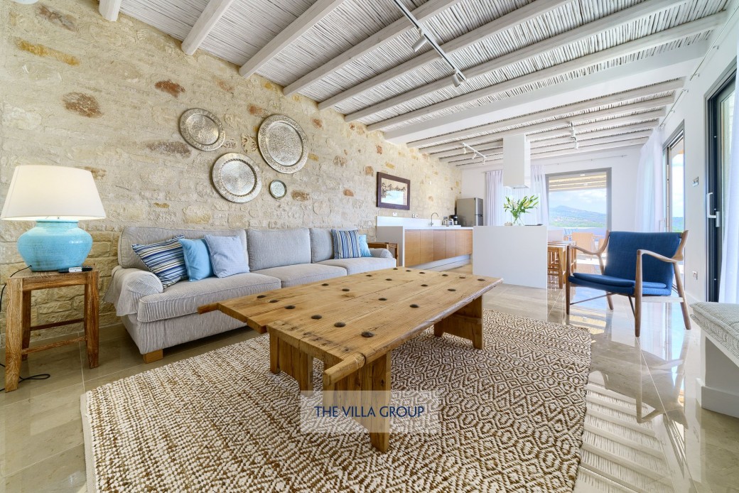 Open plan living and kitchen area