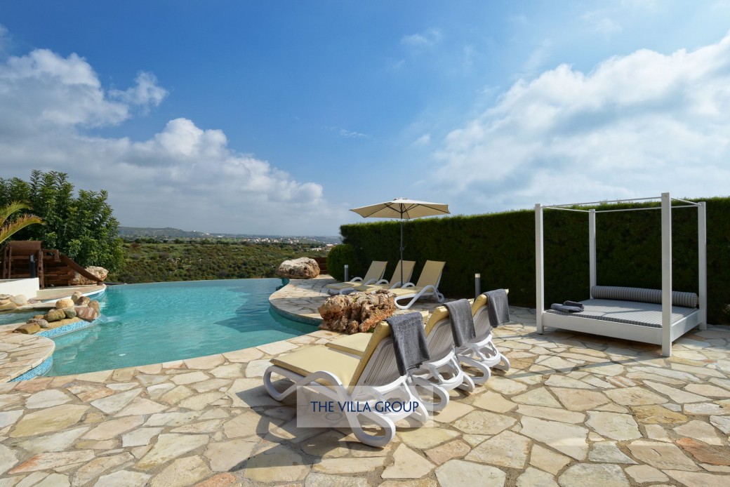 Relaxing under the Cyprus sunshine