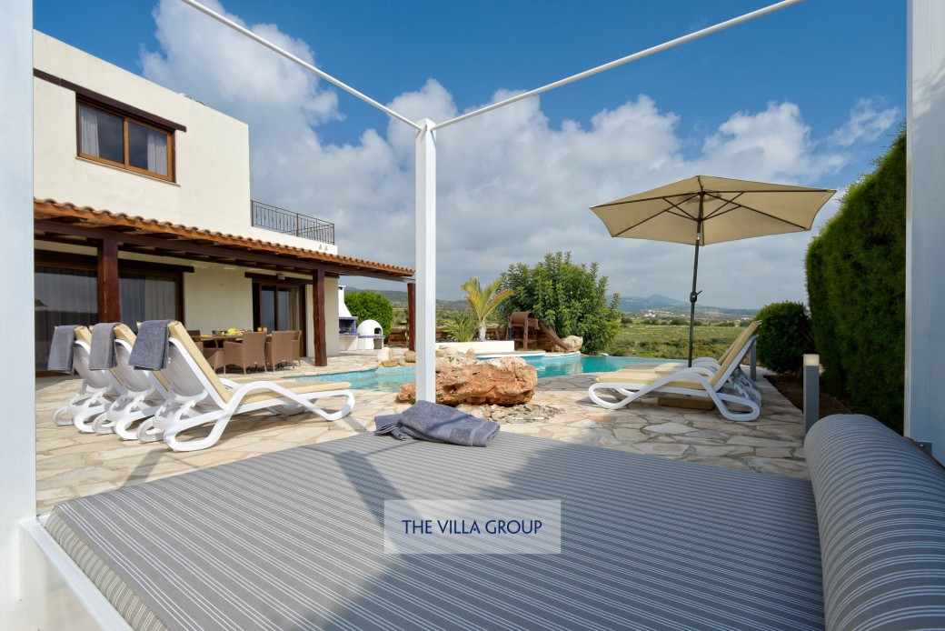 Outside furniture for relaxing