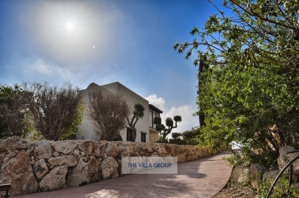 View of the villa