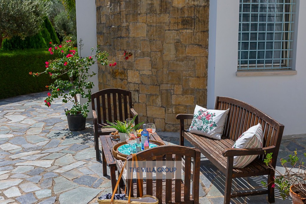 Seating area for relaxing 