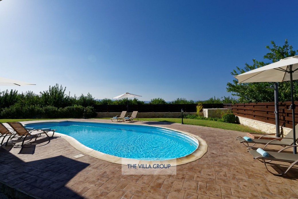 Secluded swimming pool area