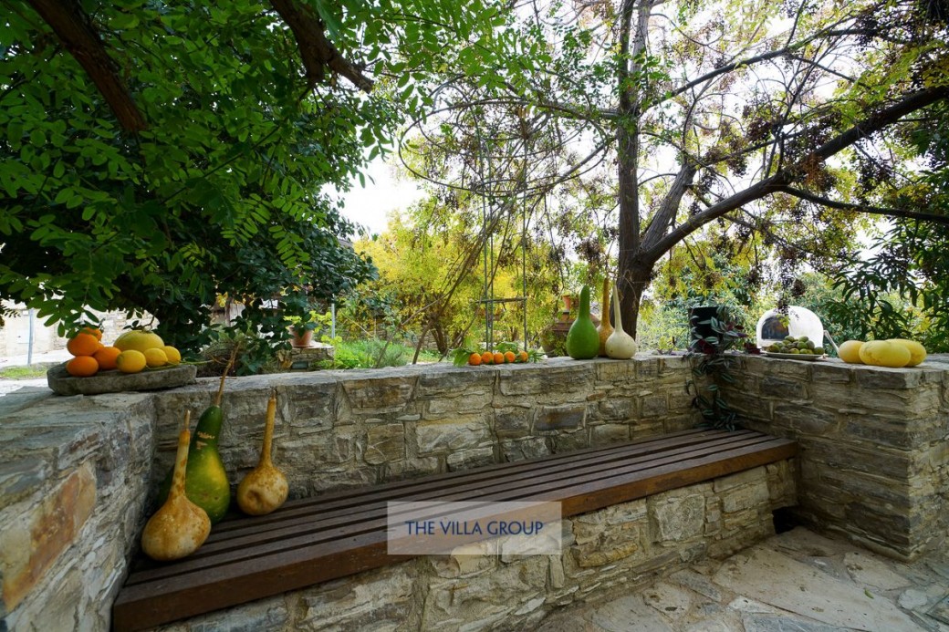 Plenty of seating areas in the courtyard