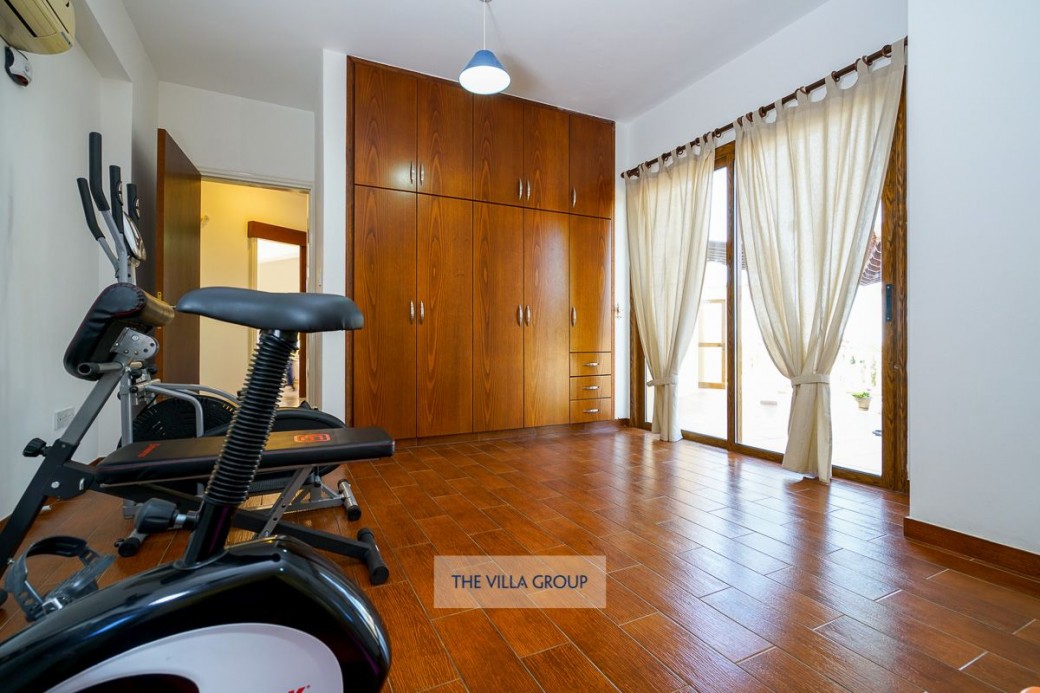 Fitness room located on the ground floor
