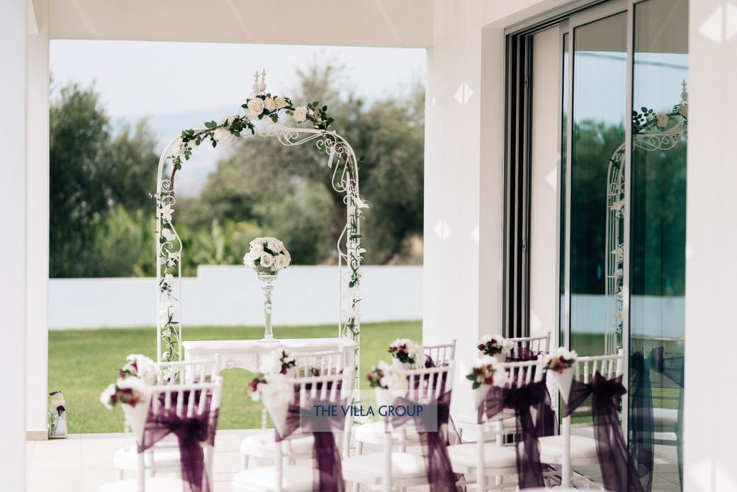 Ceremony and reception can be held at the villas