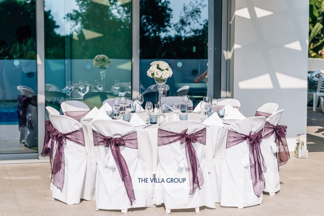 Outside areas are ideal for the event