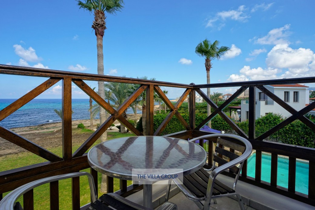 View from first floor balcony