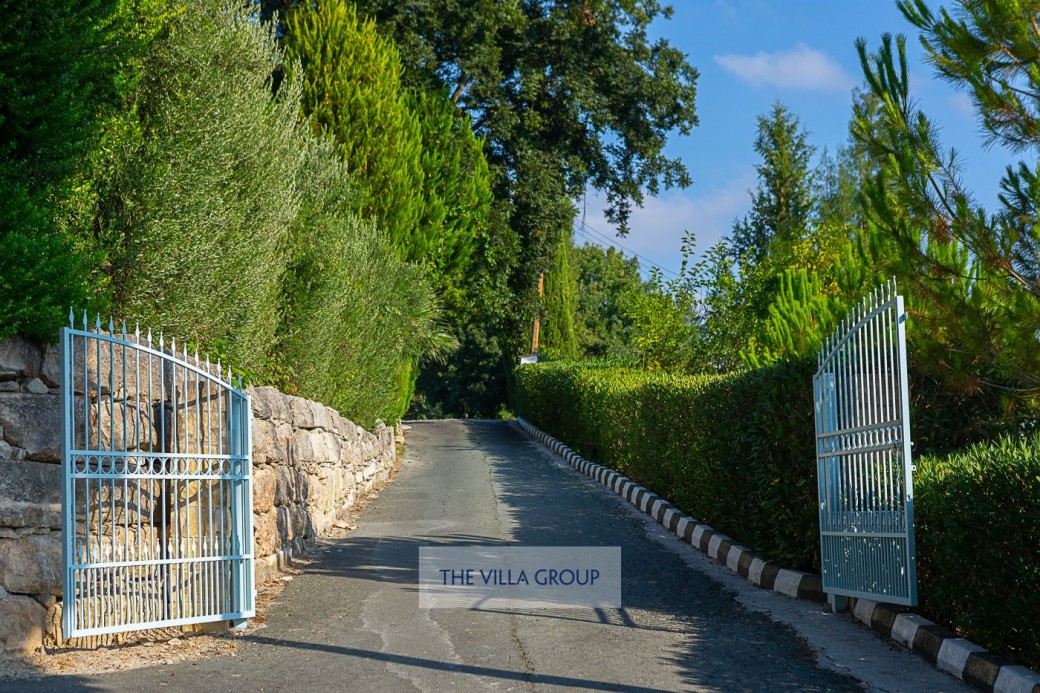 Entrance to the villa