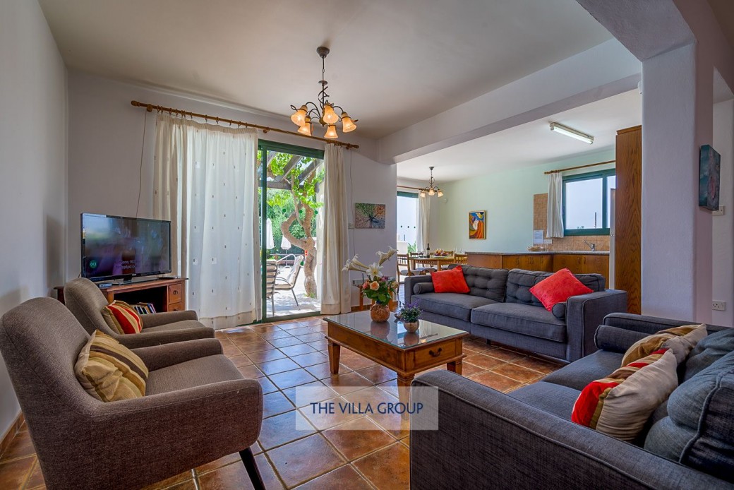 Open plan living, dining and kitchen areas