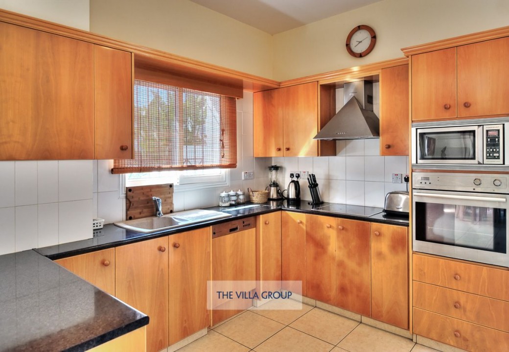 Kitchen equipped with modern appliances
